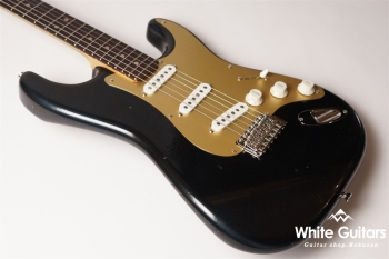 g7-ST/R-R.Rarge - Vintage Charcoal Frost Metallic / Lightly Aged / Anodized Pickguard