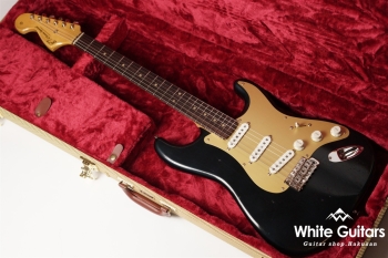 g7-ST/R-R.Rarge - Vintage Charcoal Frost Metallic / Lightly Aged / Anodized Pickguard