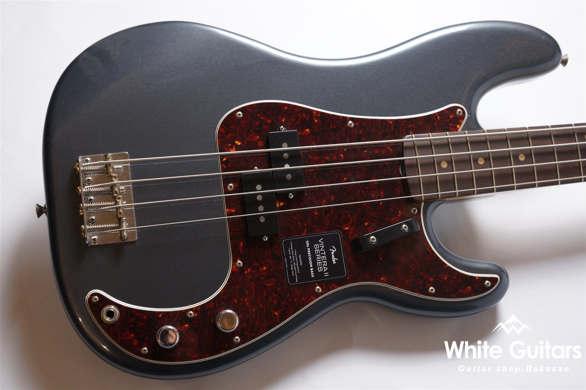 Limited Edition Vintera II Road Worn 60s Precision Bass - Charcoal Frost Metallic