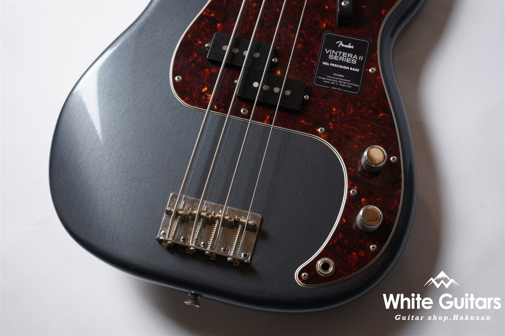 Limited Edition Vintera II Road Worn 60s Precision Bass - Charcoal Frost Metallic