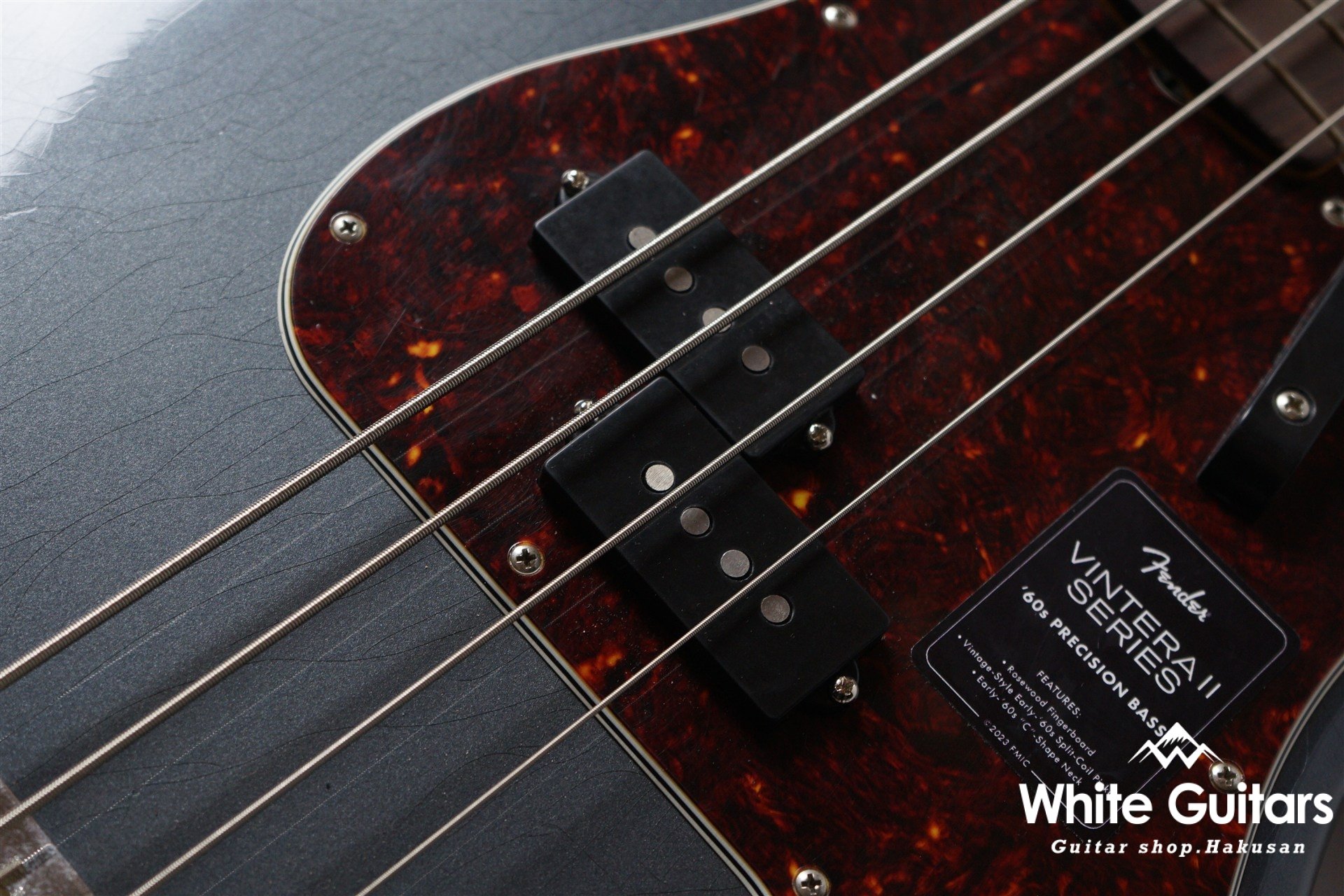 Limited Edition Vintera II Road Worn 60s Precision Bass - Charcoal Frost Metallic