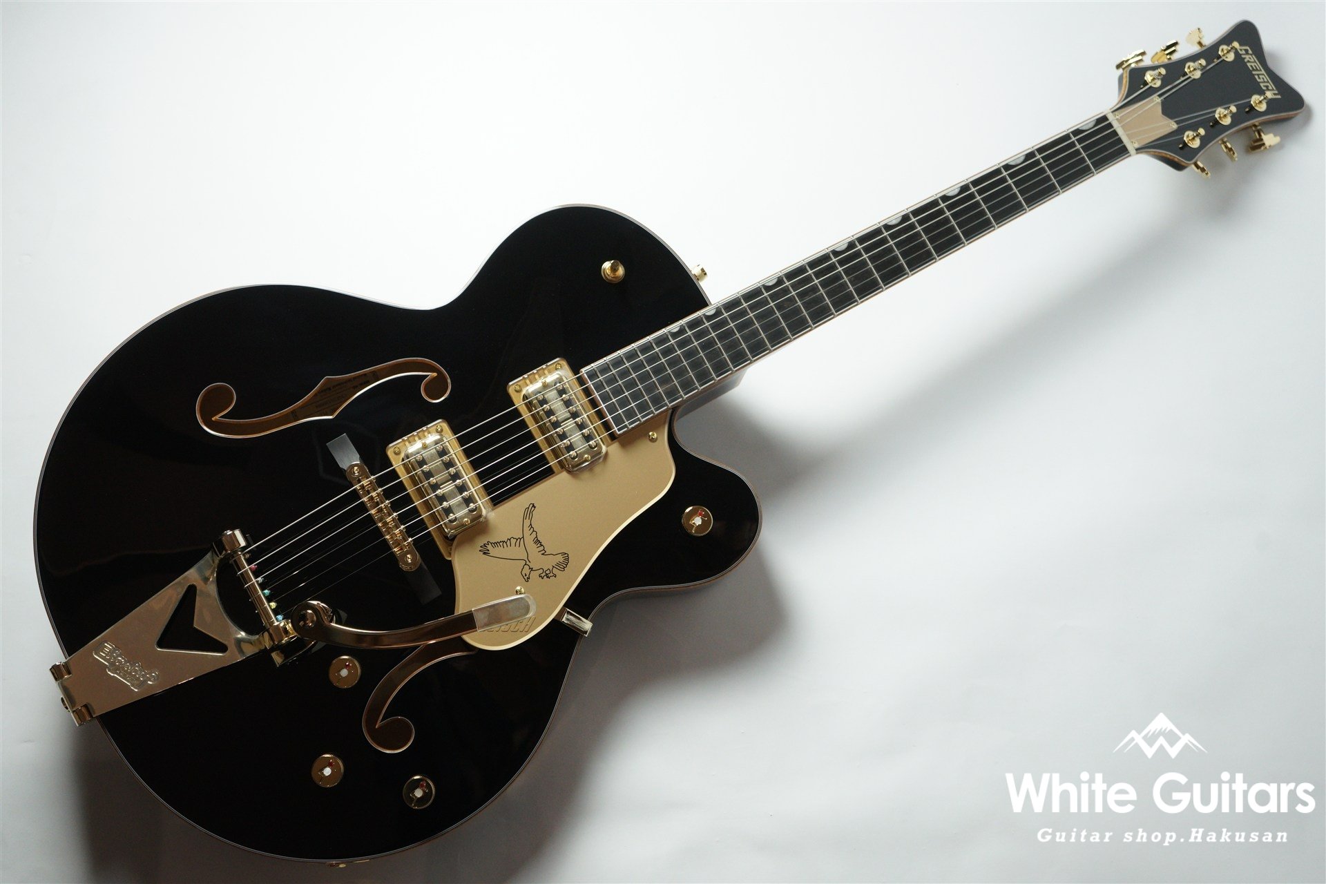 Synchromatic Falcon Hollow Body Single-Cut with Bigsby - Black