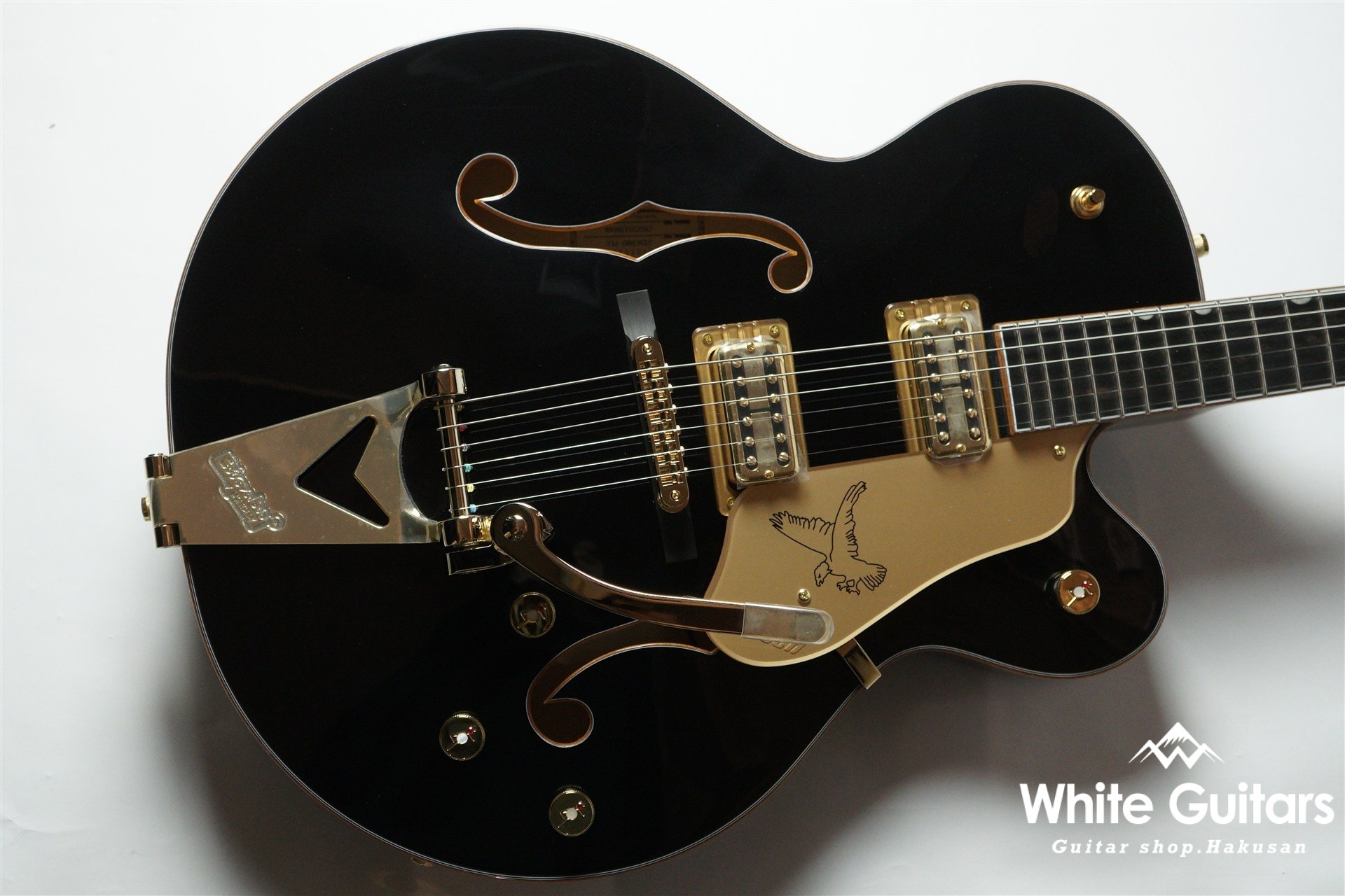 Synchromatic Falcon Hollow Body Single-Cut with Bigsby - Black