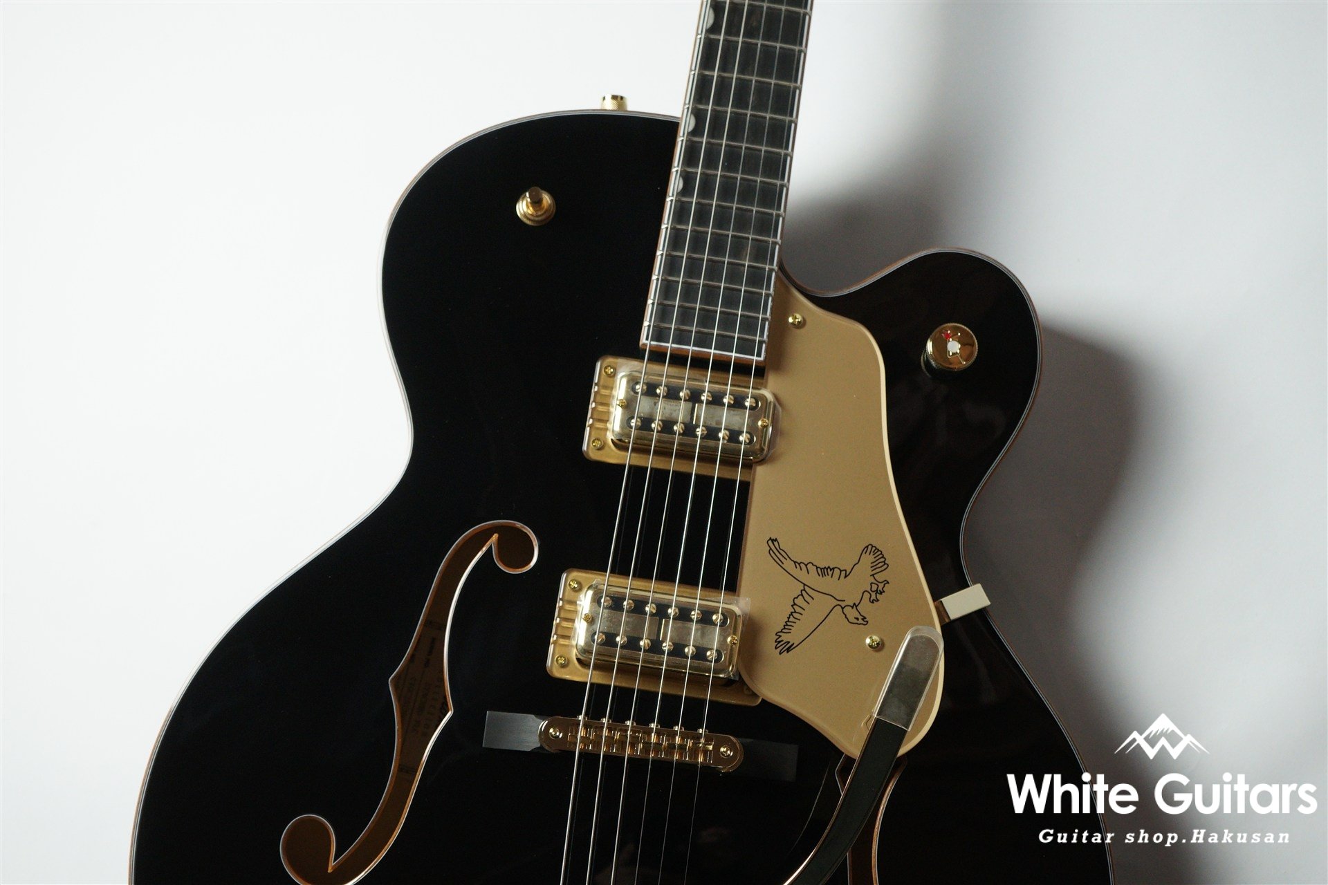 Synchromatic Falcon Hollow Body Single-Cut with Bigsby - Black