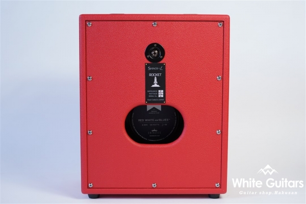 ROCKET 【SHINOS & L】 EXTENSION SPEAKER 112 OVAL BACK - Red