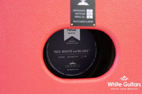 ROCKET 【SHINOS & L】 EXTENSION SPEAKER 112 OVAL BACK - Red