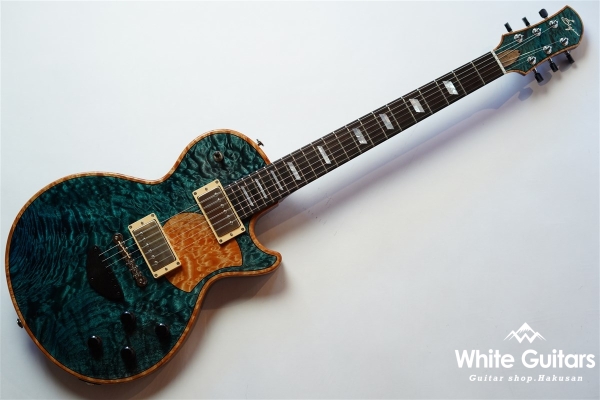 Grain - Quilted Maple 1P TOP / Aqua Blue