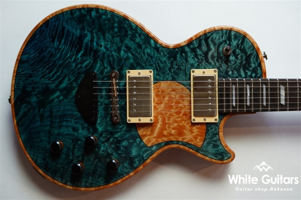 Grain - Quilted Maple 1P TOP / Aqua Blue