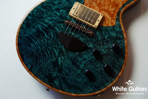Grain - Quilted Maple 1P TOP / Aqua Blue