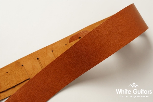 Plain Leather - Camel & Round Studs