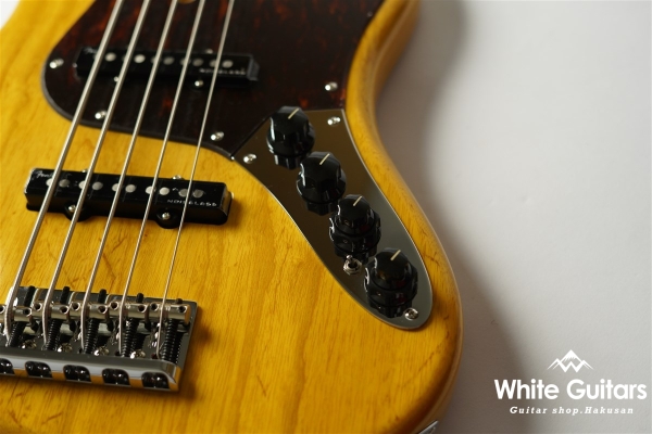 Deluxe Jazz Bass V Kazuki Arai Edition - Vintage Natural