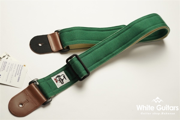 Guitar Strap Sweat Nylon - Green / Off White