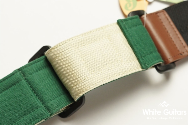 Guitar Strap Sweat Nylon - Green / Off White