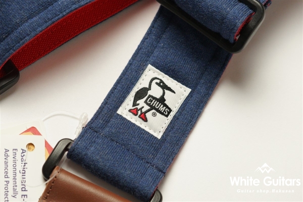 Guitar Strap Sweat Nylon - H-Navy / Tomato