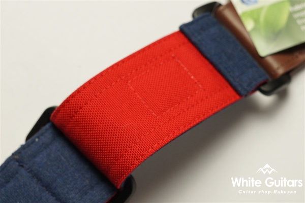 Guitar Strap Sweat Nylon - H-Navy / Tomato