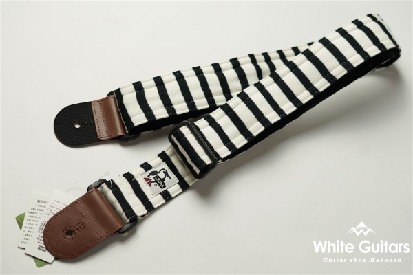 Guitar Strap Sweat Nylon - Black Border/BK