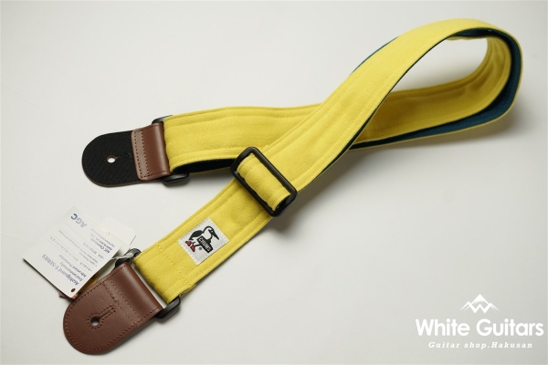 Guitar Strap Sweat Nylon - Yellow X Dark Lake