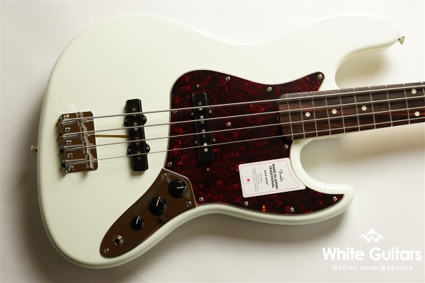 Made in Japan Traditional 60s Jazz Bass - Olympic White