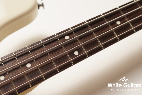MJ1-STD/R - Olympic White / Gold Acryl Pick Guard
