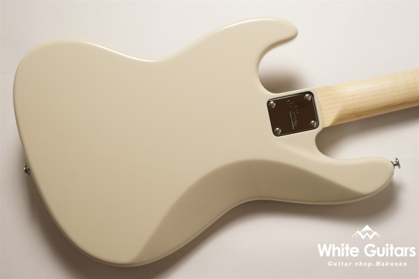 MJ1-STD/R - Olympic White / Gold Acryl Pick Guard