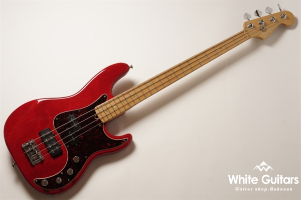 American Deluxe Precision Bass - Crimson Red Transparent