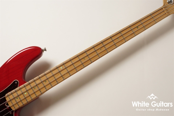 American Deluxe Precision Bass - Crimson Red Transparent