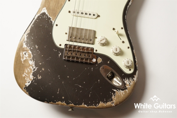 XSC-2 - Pepper Gray / Super Heavy Aged / Master Grade Flame Maple Neck