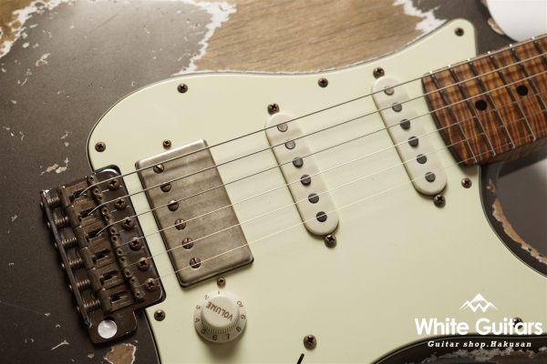 XSC-2 - Pepper Gray / Super Heavy Aged / Master Grade Flame Maple Neck