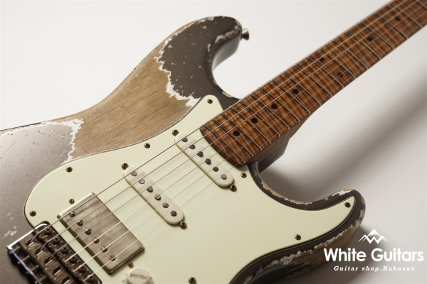 XSC-2 - Pepper Gray / Super Heavy Aged / Master Grade Flame Maple Neck