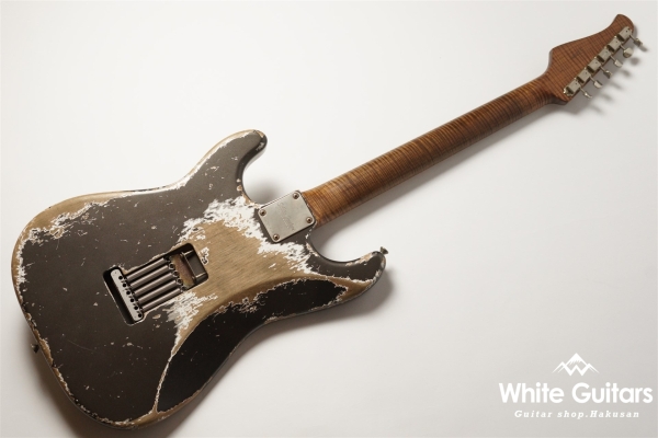 XSC-2 - Pepper Gray / Super Heavy Aged / Master Grade Flame Maple Neck