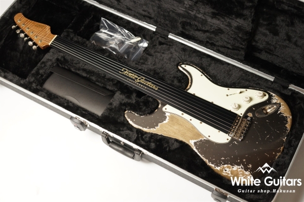 XSC-2 - Pepper Gray / Super Heavy Aged / Master Grade Flame Maple Neck