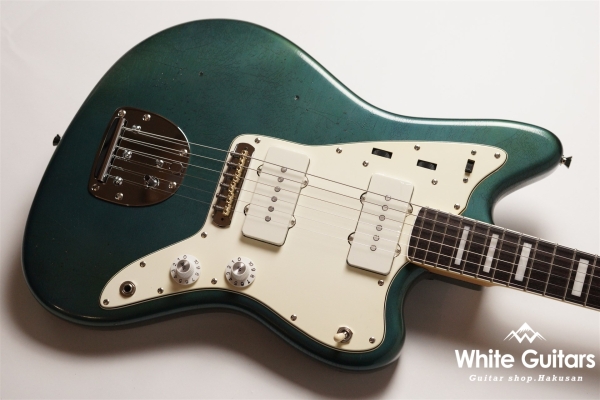 g7-JM/R - Vintage Lake Placid Blue / Lightly Aged / Block&Bind / with Preset Switch