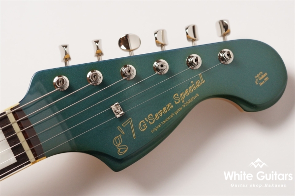 g7-JM/R - Vintage Lake Placid Blue / Lightly Aged / Block&Bind / with Preset Switch