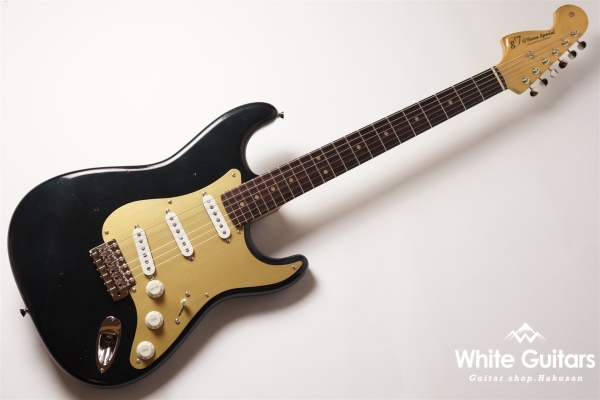 g7-ST/R-R.Rarge - Vintage Charcoal Frost Metallic / Lightly Aged / Anodized Pickguard