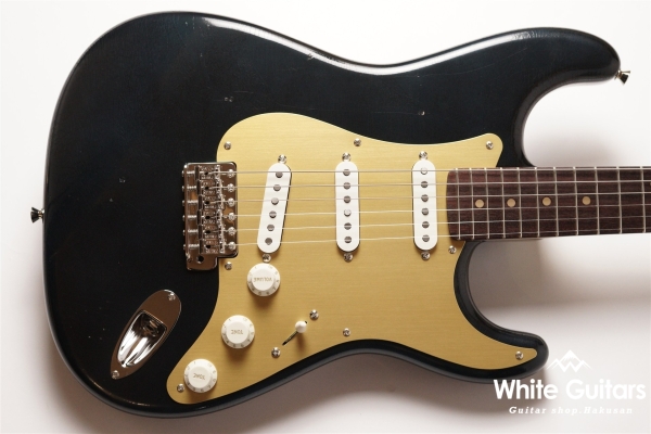 g7-ST/R-R.Rarge - Vintage Charcoal Frost Metallic / Lightly Aged / Anodized Pickguard