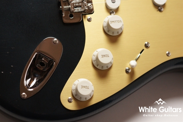 g7-ST/R-R.Rarge - Vintage Charcoal Frost Metallic / Lightly Aged / Anodized Pickguard