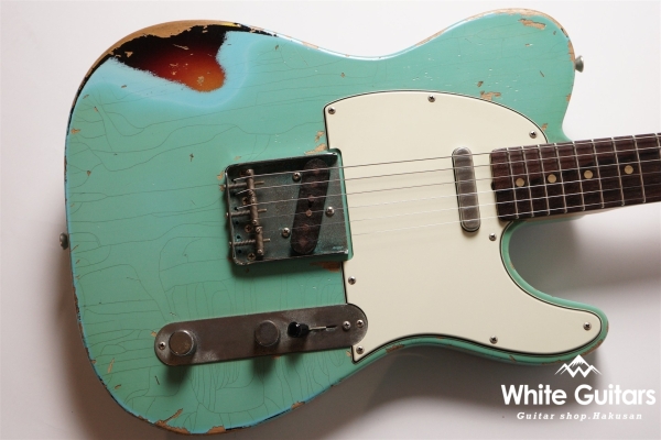  TL-’62 Hard Aged - Sonic Blue over 3 Tone Burst