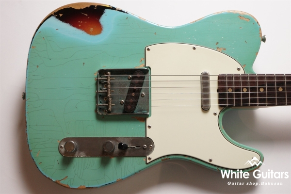  TL-’62 Hard Aged - Sonic Blue over 3 Tone Burst